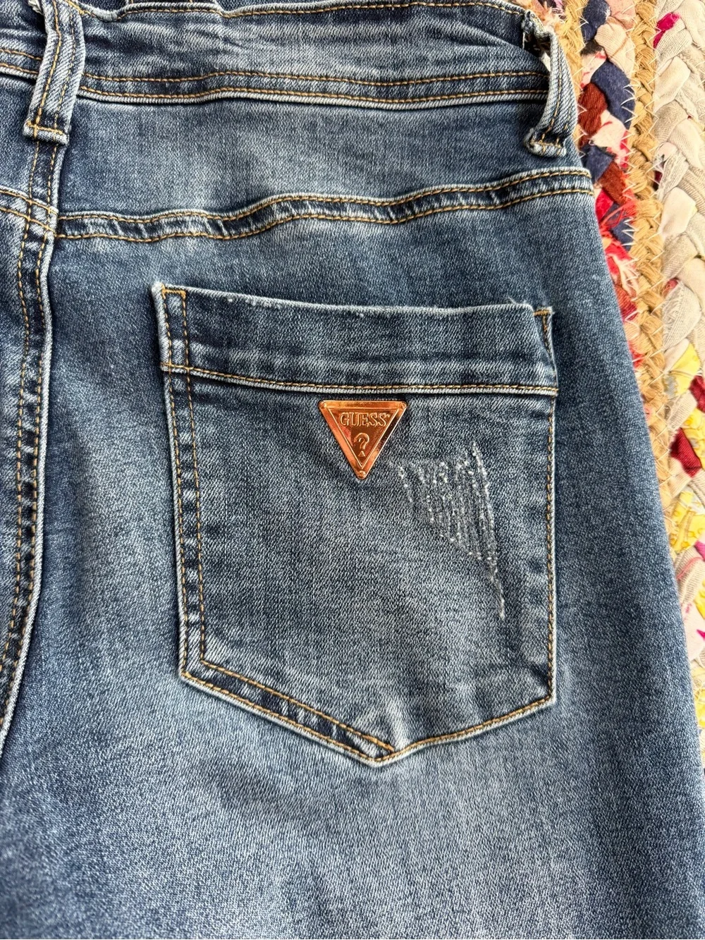 Women’s Guess Jeans Dark Blue Denim Overalls